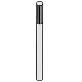 7/32"x 3-3/8" Steel hinge pin for Metpar or AMPCO partitions Metpar Corp. Shiffler Furniture and Equipment for Schools