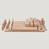 Quarter Unit Block Set 170 Pcs - 2 Ctns Whitney Brothers Shiffler Furniture and Equipment for Schools