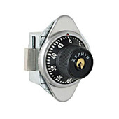 Zephyr Key Controlled Combination Lock for Lockers with Handles and Specified Serial Number - Right Hand Zephyr Shiffler Furniture and Equipment for Schools