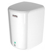 Surface mount, Steel, White Porcelain, Enamel finish Vortex hand dryer, 220/240V Other Shiffler Furniture and Equipment for Schools