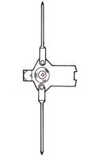 Lockbar for 71 inch, single tier, older, expanded metal lockers