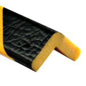 Type H Flat Corner Protector - Self Adhesive 39 3/8" x 1 3/4" x 1 3/4" - Yellow & Black. american permalight Shiffler Furniture and Equipment for Schools