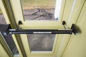 Shiffler Ultra Dog Door Security Bar for Single Outswing Commercial Door with 5-3/4" Jamb - fits 42"W Door