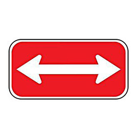 6"H x 12"W Arrow sign, left and right Accuform Signs Shiffler Furniture and Equipment for Schools