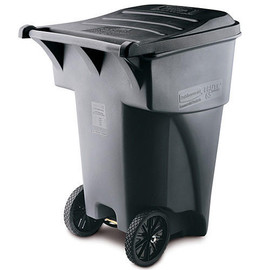 BRUTE 95 Gal Rollout Container, Blue Newell Rubbermaid Shiffler Furniture and Equipment for Schools