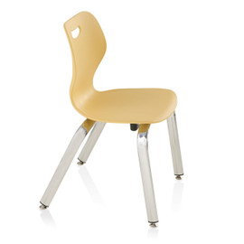 Intellect Wave 4-Leg Chair, 15 in. seat height, chrome frame Krueger International - KI Shiffler Furniture and Equipment for Schools