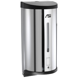 0363, Automatic Soap Dispenser - Surface Mounted, Bright Stainless Steel American Specialties Inc. Shiffler Furniture and Equipment for Schools