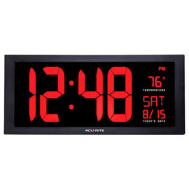Buy Chaney Large Digital Clock, Date & Indoor Temperature Display