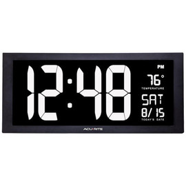 Buy Chaney Large Digital Clock, Date & Indoor Temperature Display