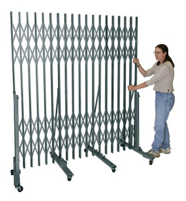 Superior Portable Gate For Corridor Opening Widths 3'-6" - 6'-0" - 736 Sport Silver