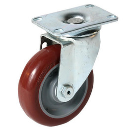 Maroon Polyurethane Swivel Caster Series Shiffler Shiffler Furniture and Equipment for Schools