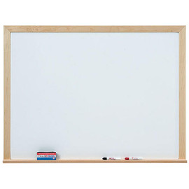 Claridge LCS Porcelain Steel Whiteboard with Select Frame, Marker Tray, and Map Rail, 4'H Claridge Products Shiffler Furniture and Equipment for Schools