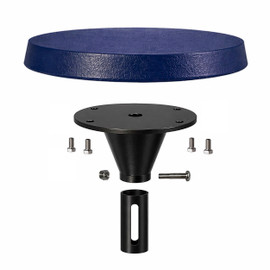 Shiffler Universal Replacement Cafeteria Table Stool Top, 12-3/4" Diameter