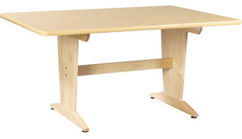 Diversified Woodcrafts Planning Table, Natural Birch, Laminate, 30h Diversified Woodcrafts Shiffler Furniture and Equipment for Schools
