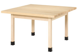 Diversified Woodcrafts Four-Student Craft Table - 48"x48" Diversified Woodcrafts Shiffler Furniture and Equipment for Schools