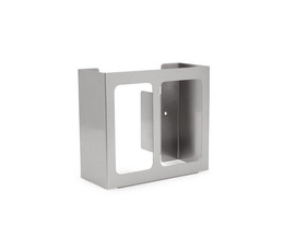 Diversified Woodcrafts Disposable Glove Dispenser, Single Box Capacity, 4-1/2"d x 10-1/8"w x 9-1/8"h, Vertical or Horizontal Surface Mount, 18/300 Stainless Steel Diversified Woodcrafts Shiffler Furniture and Equipment for Schools