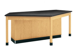 Diversified Woodcrafts Forward Vision I, 4 Student Workstation Diversified Woodcrafts Shiffler Furniture and Equipment for Schools