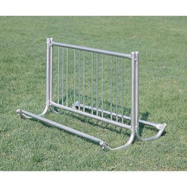 J Frame Vertical Bike Rack double Side Loading 8' Long Ultra Play Systems Shiffler Furniture and Equipment for Schools