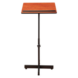Oklahoma Sound Portable Presentation Lectern Stand, Cherry Oklahoma Sound Shiffler Furniture and Equipment for Schools