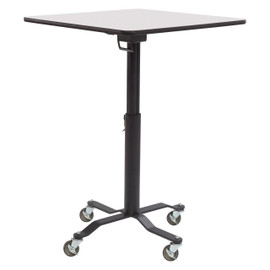 NPS Premium Plus Cafe Table, 24" Square, Whiteboard Top, Particleboard Core National Public Seating Shiffler Furniture and Equipment for Schools