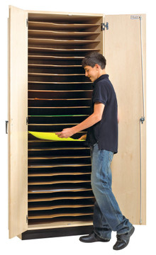 Diversified Woodcrafts Drafting Board Storage Cabinet, Maple, 32