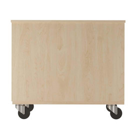 Diversified Woodcrafts Mobile Double Sided Tote Tray Cabinet, Maple, 12 Royal Tote Trays. 21"w x 37"d x 32.50"h Diversified Woodcrafts Shiffler Furniture and Equipment for Schools