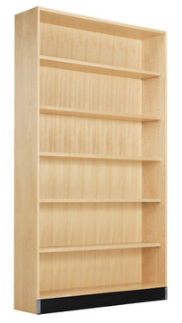 Diversified Woodcrafts Open Shelf Floor Storage Unit - 48"W x 22"D x 84"H Diversified Woodcrafts Shiffler Furniture and Equipment for Schools