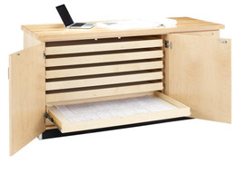 Buy Diversified Woodcrafts Flat File, Maple, 5 Drawers  Shiffler -  Furniture, Fixtures and Equipment for Schools