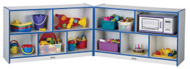 Rainbow Accents Low Mobile Fold-n-Lock - Blue Jonti-Craft Shiffler Furniture and Equipment for Schools