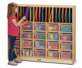 Jonti-Craft Classroom Organizer - with Clear Cubbie-Trays Jonti-Craft Shiffler Furniture and Equipment for Schools