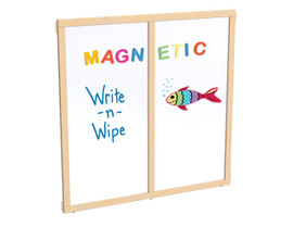 KYDZ Suite Panel - S-height - 48" Wide - Magnetic Write-n-Wipe Jonti-Craft Shiffler Furniture and Equipment for Schools