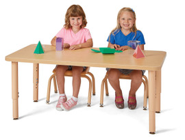 Jonti-Craft Purpose+ Rectangle Table - 24" x 36" Jonti-Craft Shiffler Furniture and Equipment for Schools