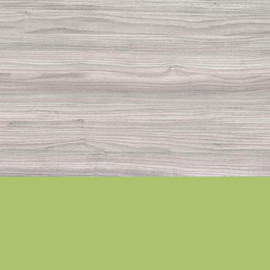 Berries Trapezoid Activity Table - 24" X 48", Mobile - Driftwood Gray/Key Lime/Gray Jonti-Craft Shiffler Furniture and Equipment for Schools