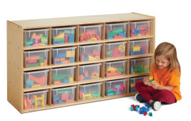 Young Time 20 Cubbie-Tray Storage - without Bins Jonti-Craft Shiffler Furniture and Equipment for Schools