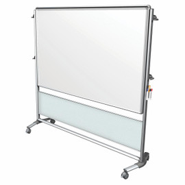 96W x 40H Double-Sided Magnetic Whiteboard - Magiboards USA