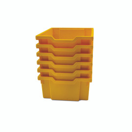 Gratnells Deep F2 Tray Sunshine Yellow (02) Pack of 6 Gratnells Shiffler Furniture and Equipment for Schools