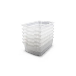 Gratnells Deep F2 Tray Translucent (20) Pack of 6 Gratnells Shiffler Furniture and Equipment for Schools