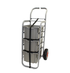 Rover All Terrain Cart in Silver w/ 3 Extra Deep F25 Silver Trays Gratnells Shiffler Furniture and Equipment for Schools