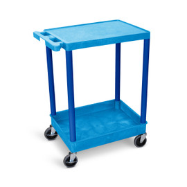 Flat Top and Tub Bottom Shelf Cart Luxor Shiffler Furniture and Equipment for Schools