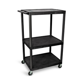 54"H AV Cart - Three Shelves Luxor Shiffler Furniture and Equipment for Schools