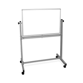 36"W x 24"H Double-Sided Magnetic Whiteboard Luxor Shiffler Furniture and Equipment for Schools