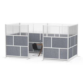 Modular Room Divider Wall System - 53" x 70" Add-On Wall Luxor Shiffler Furniture and Equipment for Schools