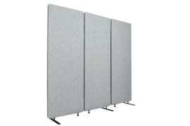 RECLAIM Acoustic Room Dividers - 3 Pack in Misty Gray Luxor Shiffler Furniture and Equipment for Schools