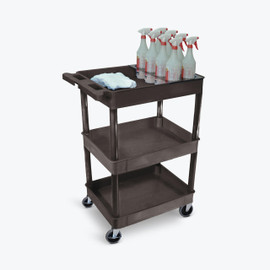 Tub Cart - Three Shelves Bottle Holder Luxor Shiffler Furniture and Equipment for Schools