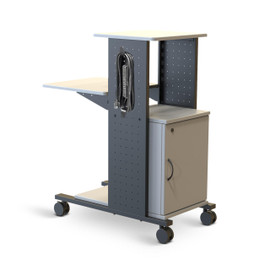 40" Presentation Station- Cabinet Electric Luxor Shiffler Furniture and Equipment for Schools