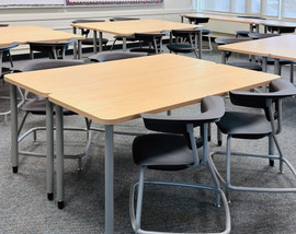 KI Ruckus Activity Table - Sit-Stand Height Adjustable 29" - 42"