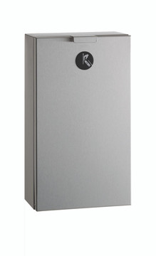 Bobrick Washroom Surface-Mounted Napkin Disposal Bobrick Washroom Shiffler Furniture and Equipment for Schools