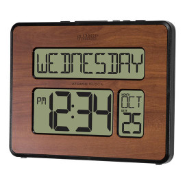 La Crosse Technology 513-113 Digital Wall Clock with Temperature & Countdown Timer