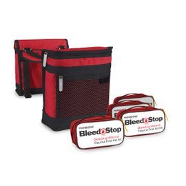 Lifesecure BleedStop Ride-Along 100 Bleeding Wound Saddle Bag Kit Lifesecure Shiffler Furniture and Equipment for Schools