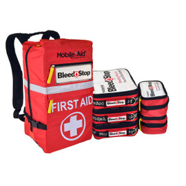 Lifesecure BleedStop Reflex 100 Bleeding Wound Trauma First Aid Backpack Kit Lifesecure Shiffler Furniture and Equipment for Schools